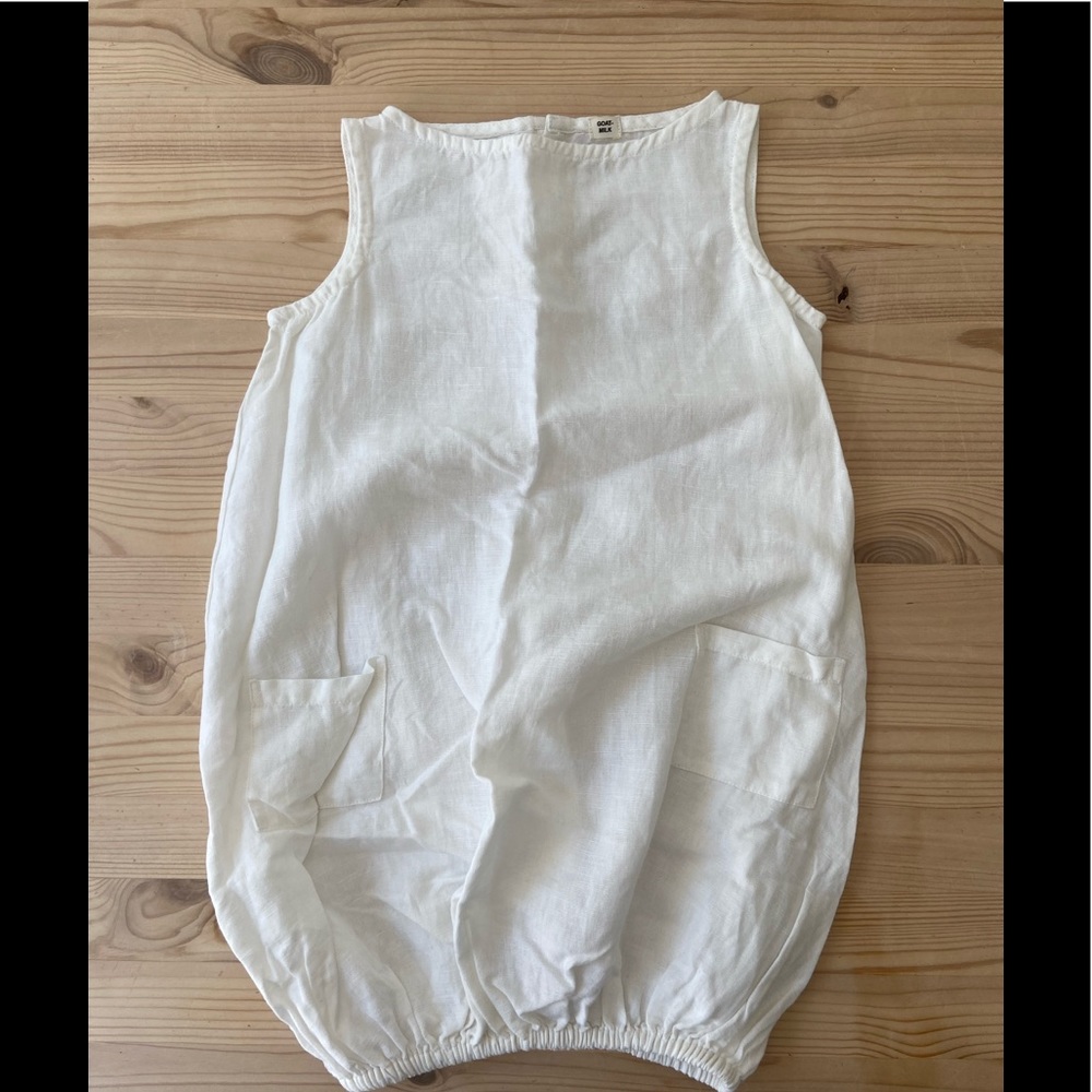 Goatmilk White Linen Dress